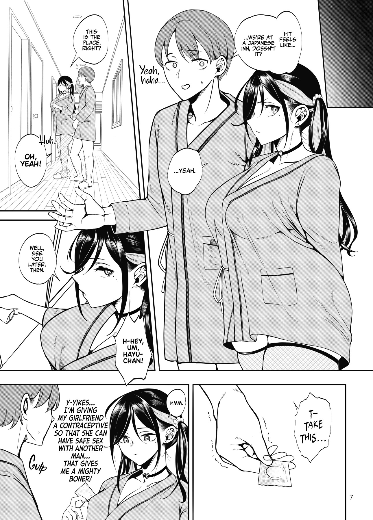 Hentai Manga Comic-Taking My GF to the NTR Brothel Wasn't a Good Idea!-Read-8